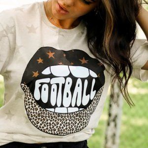 Kiss My... Football Lips Short Sleeve